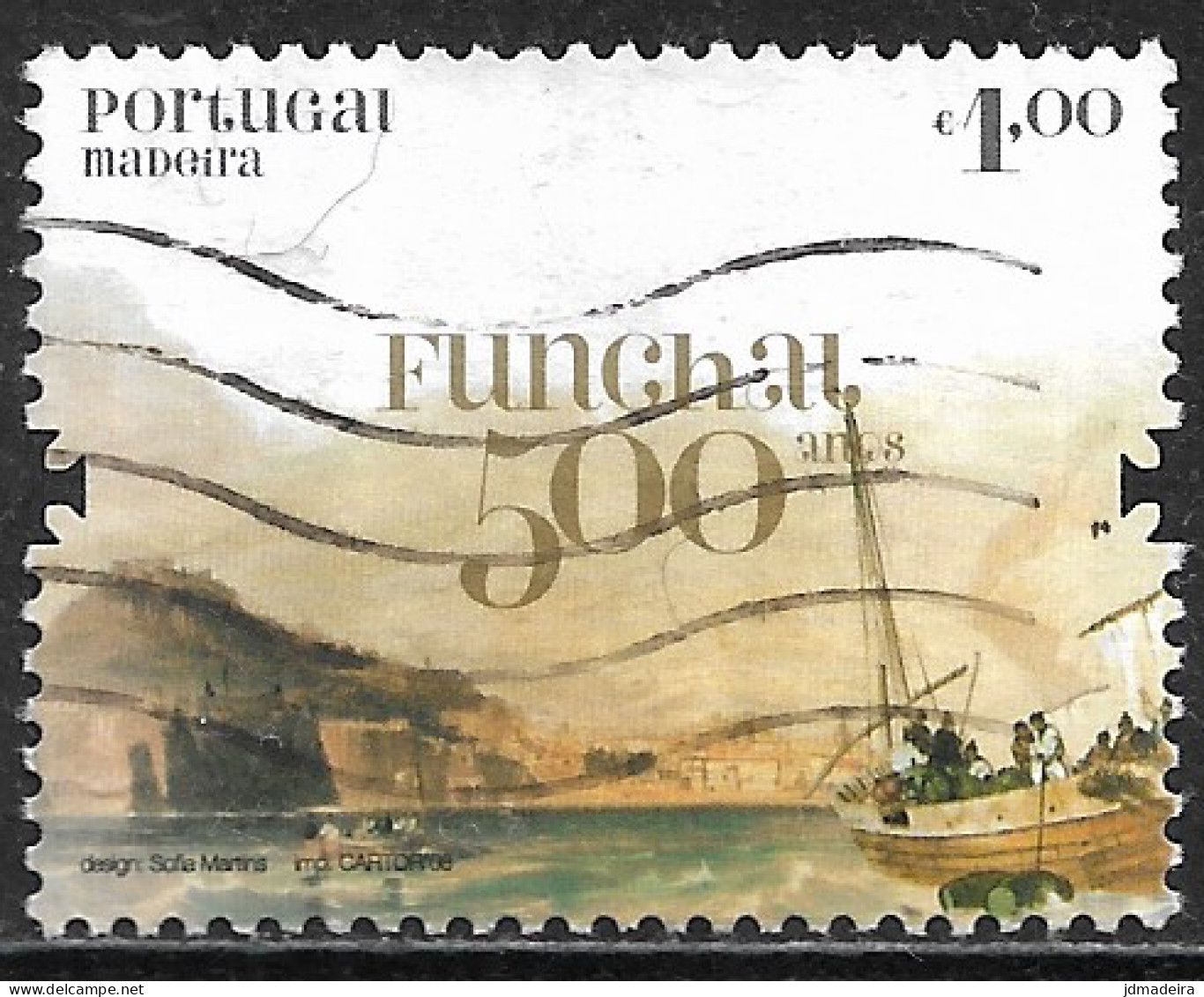 Portugal – 2008 Funchal 1,00 Used Stamp - Oblitérés