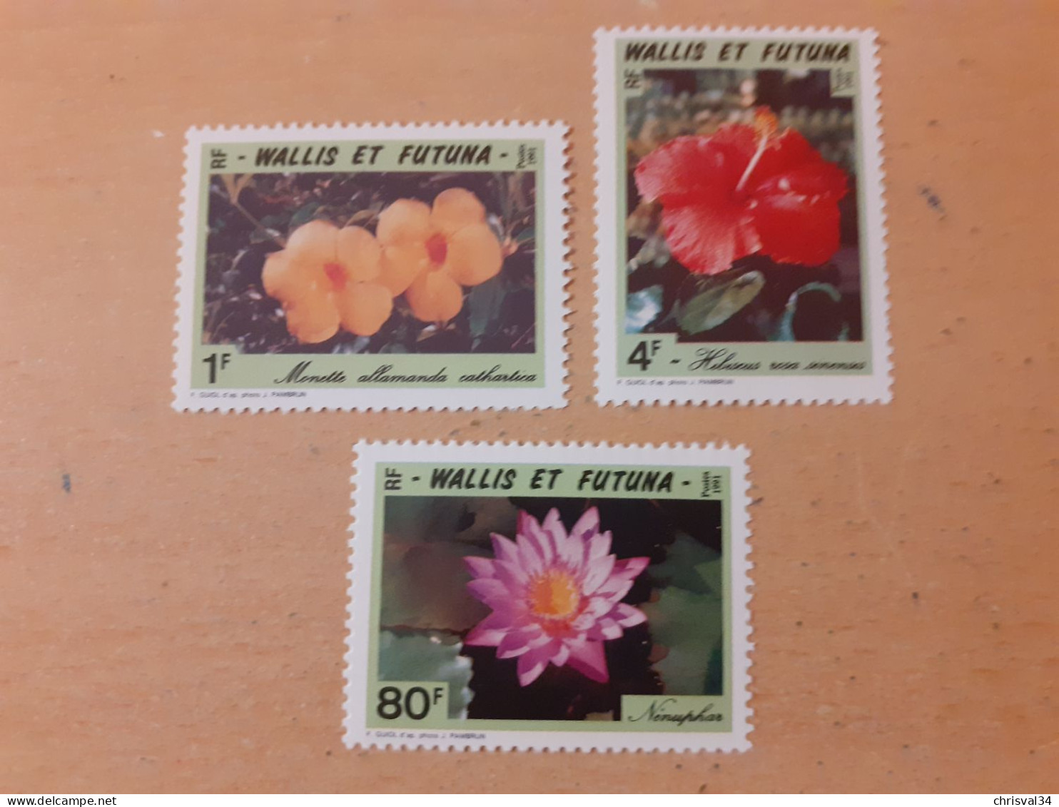 TIMBRES  WALLIS-ET-FUTUNA    N  420  A  422   COTE  3,15  EUROS   NEUFS  SANS   CHARNIERES - Nuevos