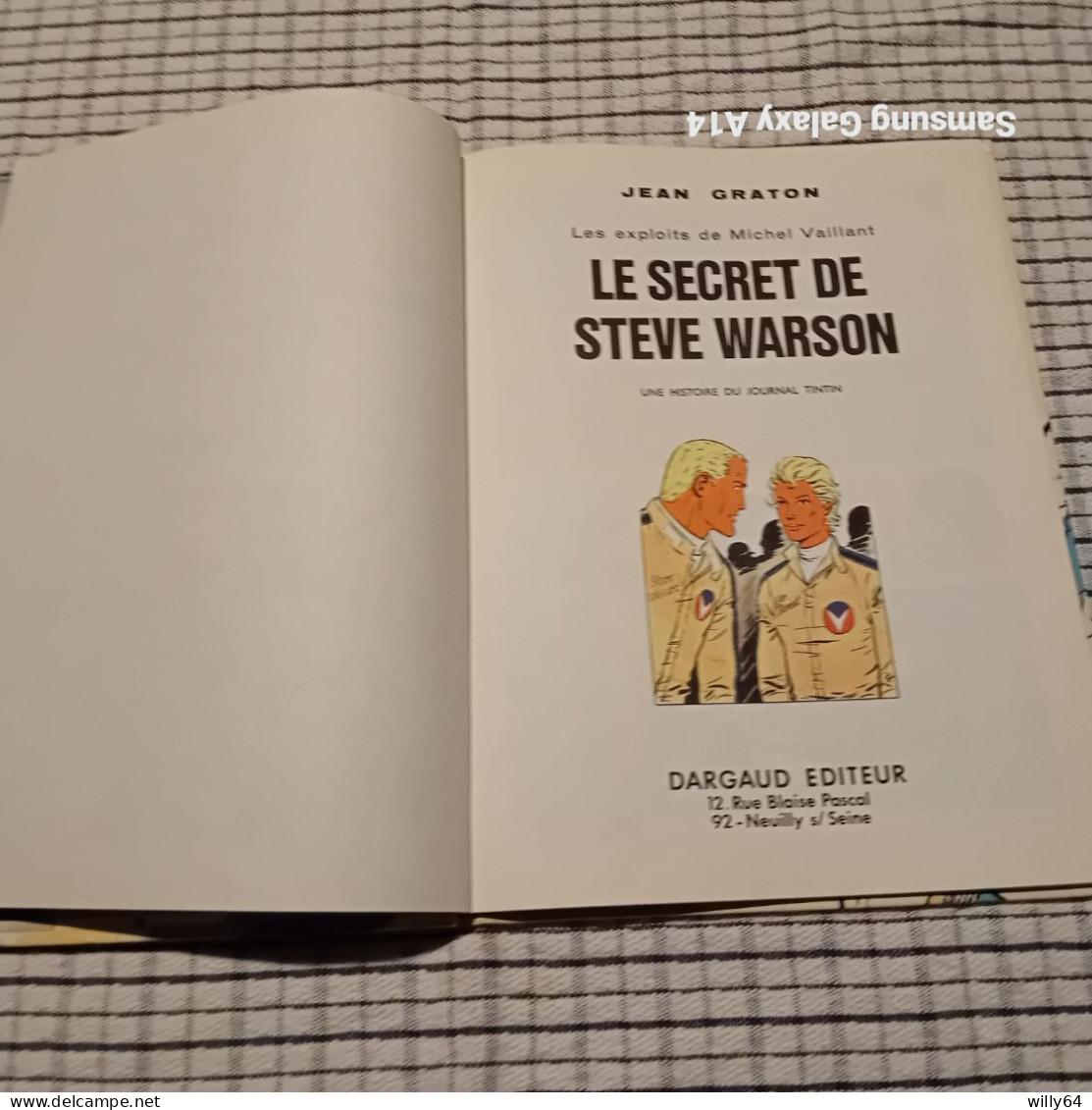 Michel VAILLANT      " Le Secret De Steve WARSON "   1978  DARGAUD  TBE - Tuniques Bleues, Les