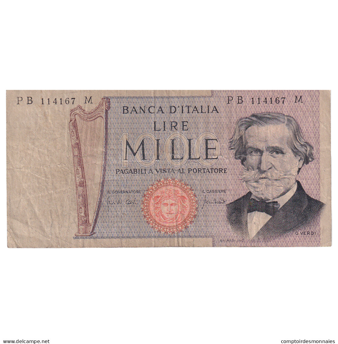 Billet, Italie, 1000 Lire, 1971, 1971-03-11, KM:101b, TB - 1.000 Lire