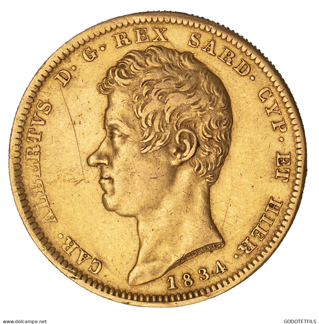 Royaume De Sardaigne-100 Lire Charles-Albert 1834 Turin - Piémont-Sardaigne-Savoie Italienne