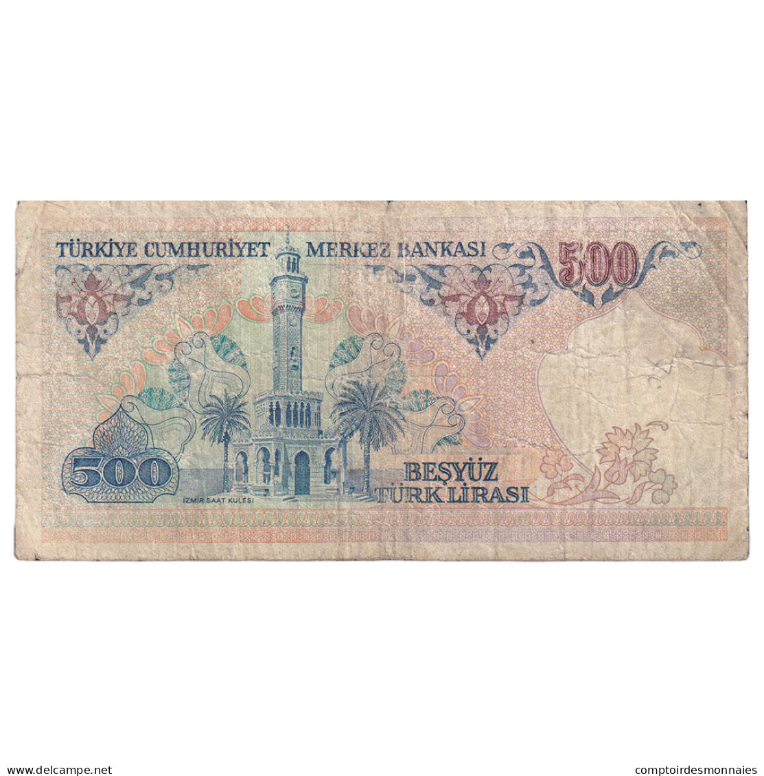 Billet, Turquie, 500 Lira, 1984, KM:195, B - Turquie