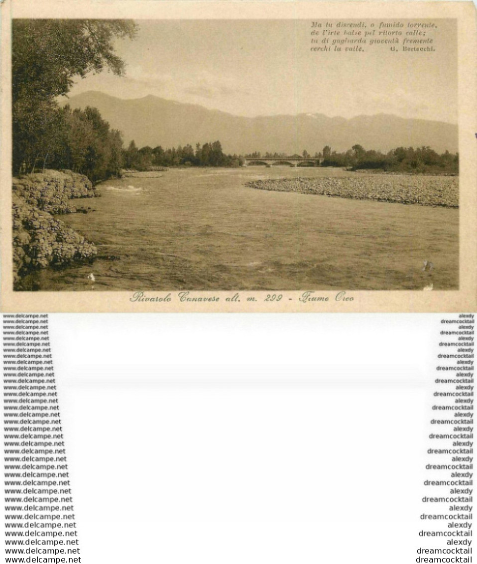 WW TORINO. Fiume Orco. Rivarolo Canavese 1918 - Fiume Po