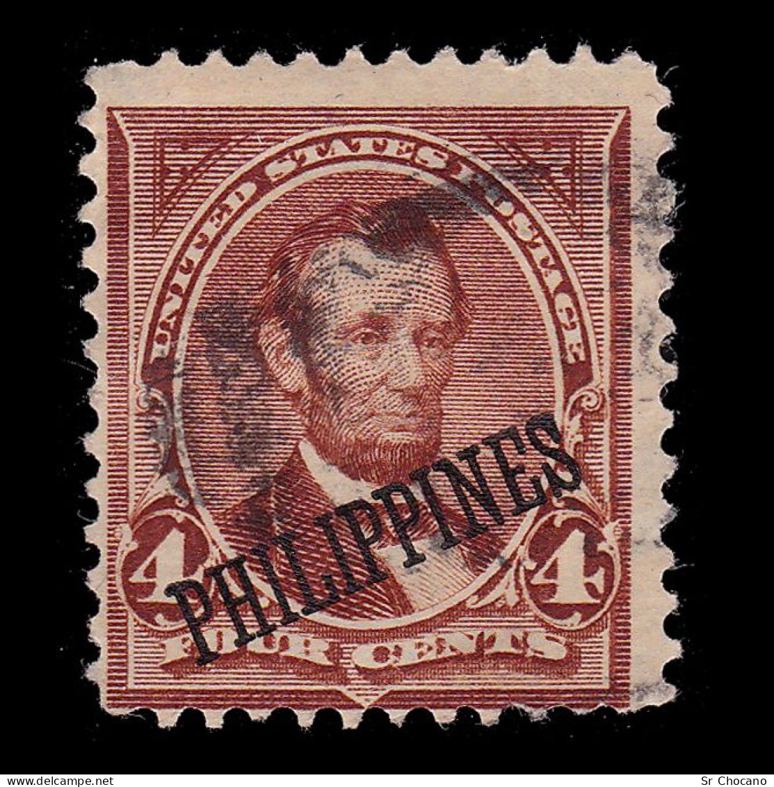 PHILIPPINES STAMP.1901.4c.SCOTT 220.USED. - Philippinen