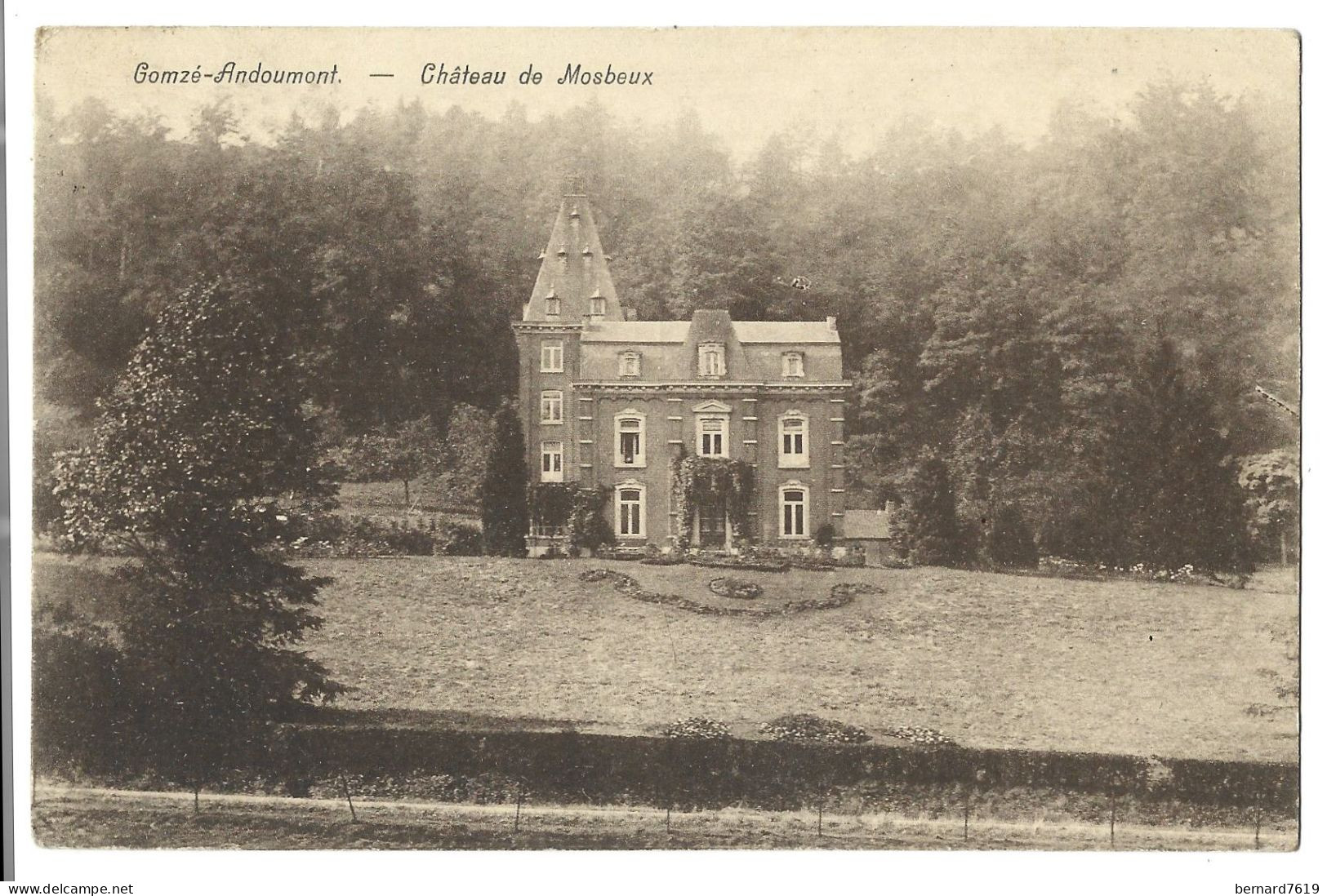 Belgique  -  Gomze  Andoumont  -  Chateau De Mosbeux - Chevalier  Yvan  De  Shirlet  Gernaert - Trooz