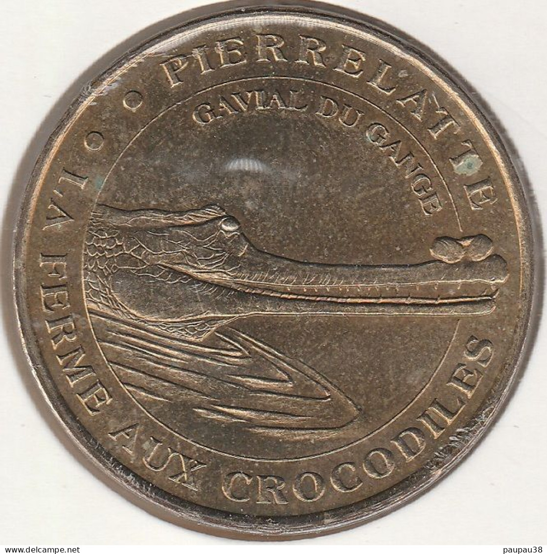 MONNAIE DE PARIS 2002 - 26 PIERRELATTE La Ferme Aux Crocodiles  - Gavial Du Gange - 2002