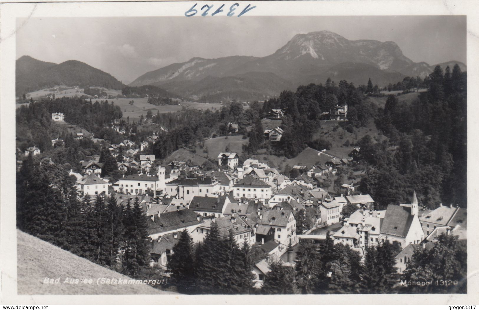 D9107) BAD AUSSEE - Salzkammergut - FOTO AK - Häuser Kirche Berge - Ausserland