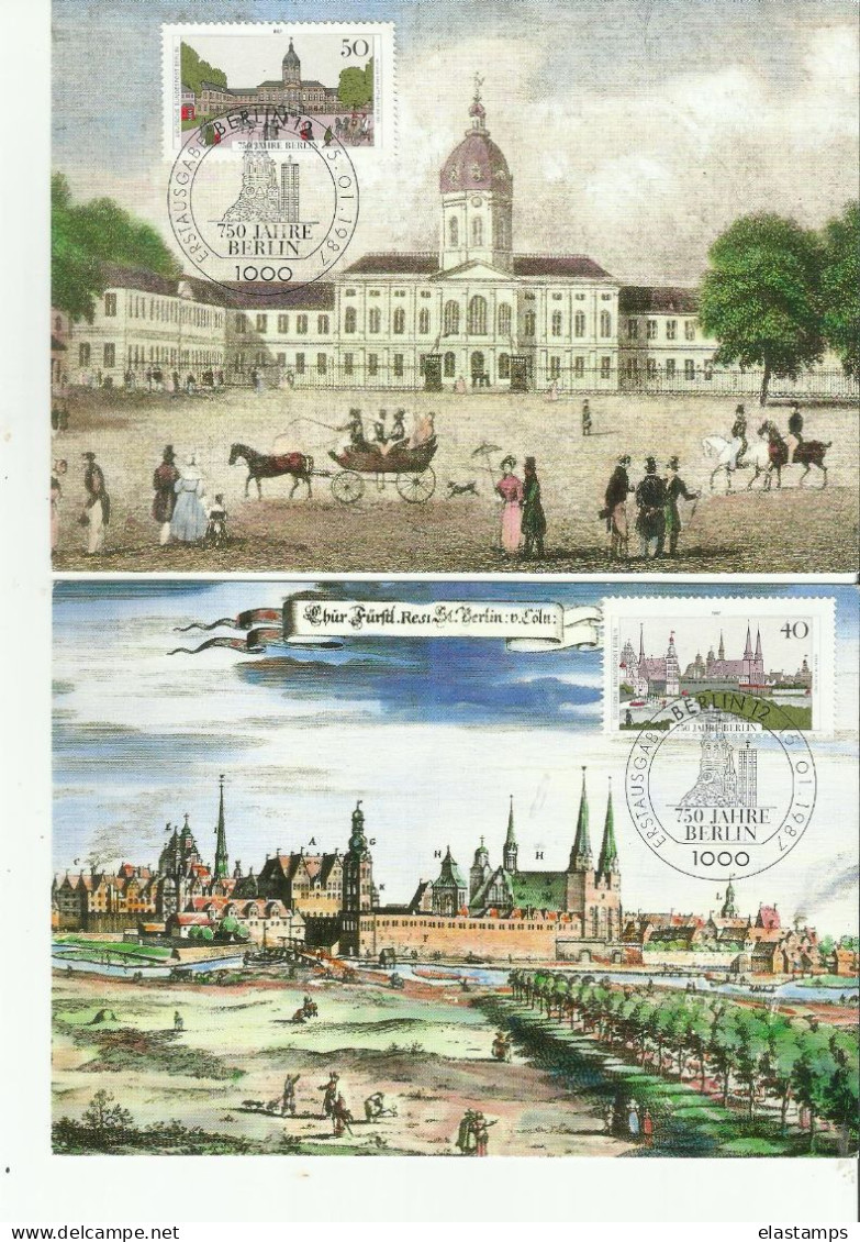 BERLIN MC*2 1987 - Cartes-Maximum (CM)