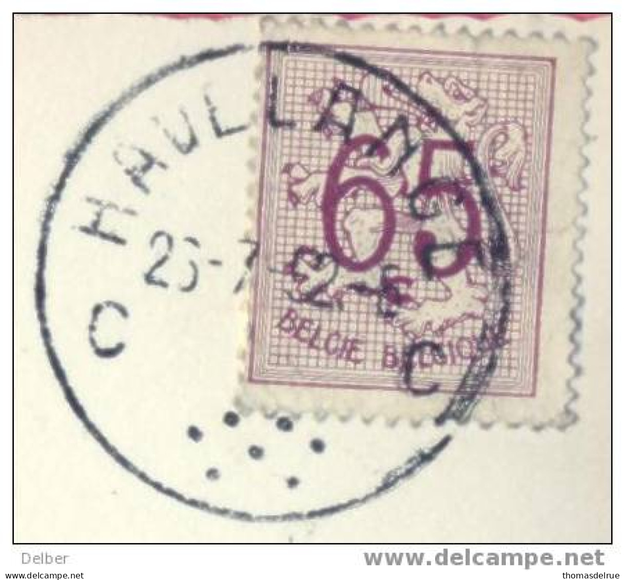 Zz212: 65ct : C HAVELANGE C - 1951-1975 Heraldischer Löwe (Lion Héraldique)