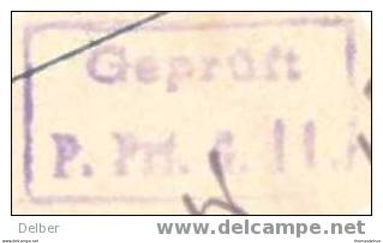 ZZ220: Postkaart Met Censure Stempel : Gepruft P.Prf G 11 ( Verstuurd In Open Omslag En Nagezien...) - OC26/37 Etappengebiet