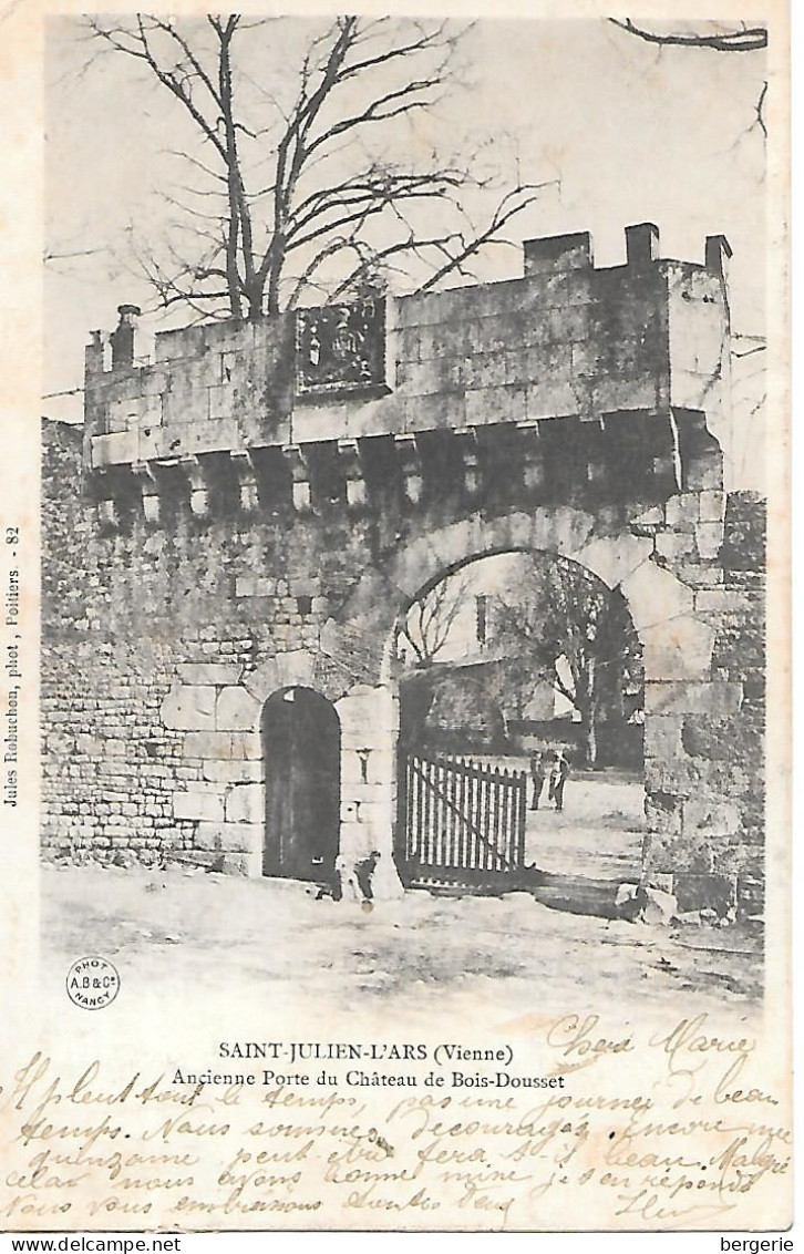 C/48               86   Saint-julien L'ars     -   Porte Du Chateau De Bois-dousset - Saint Julien L'Ars