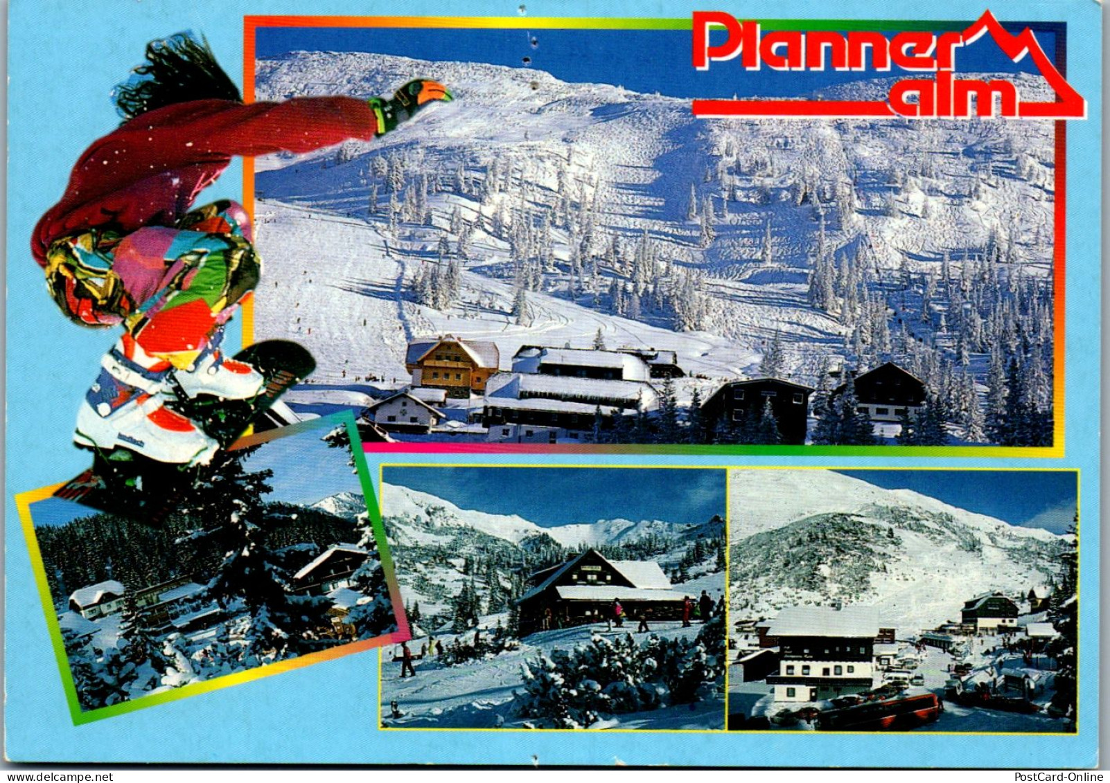 47024 - Steiermark - Donnersbach , Planneralm , Winter , Mehrbildkarte - Gelaufen  - Donnersbach (Tal)