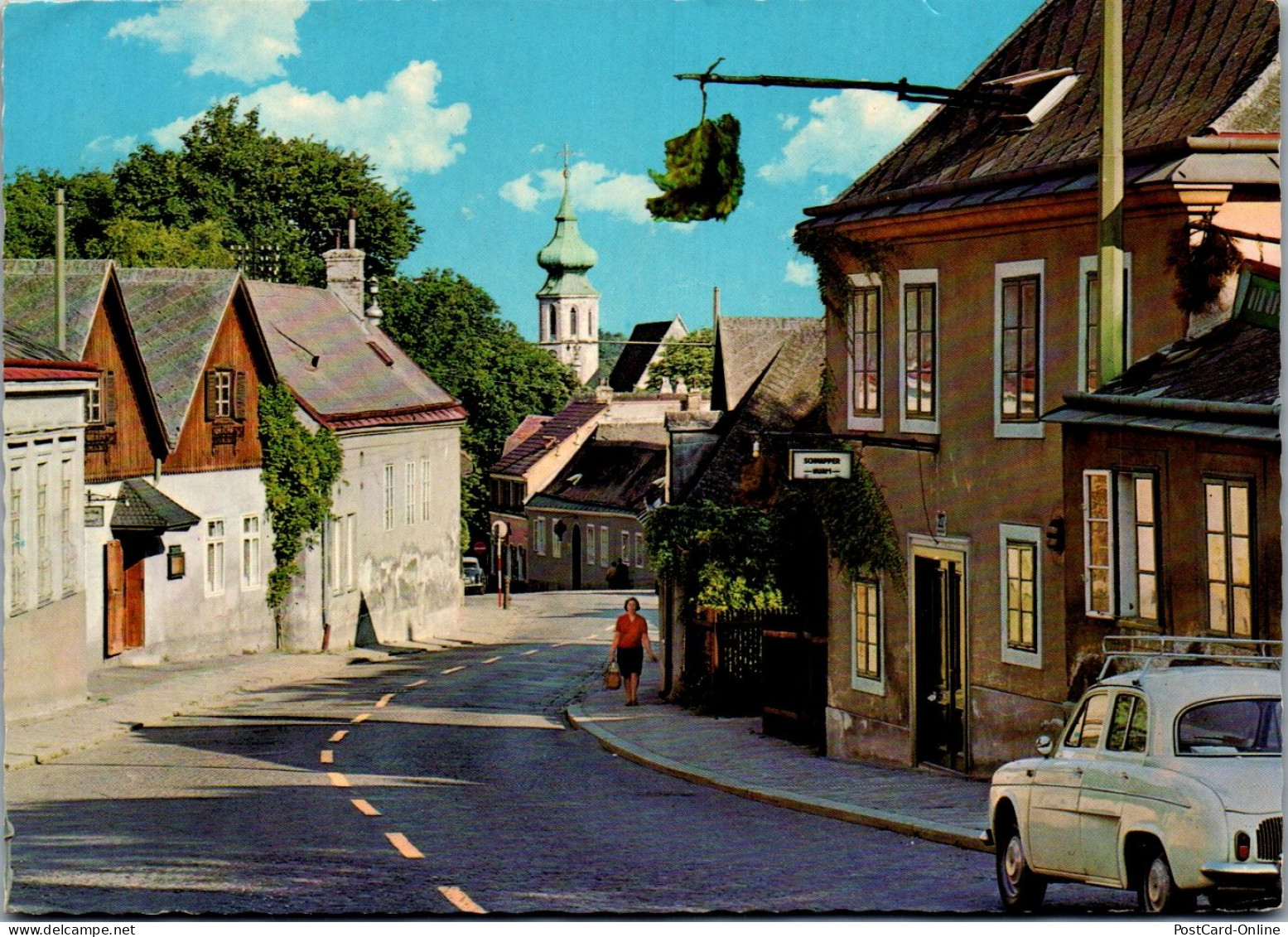 46569 - Wien - Grinzing , Stadtpartie - Gelaufen 1974 - Grinzing