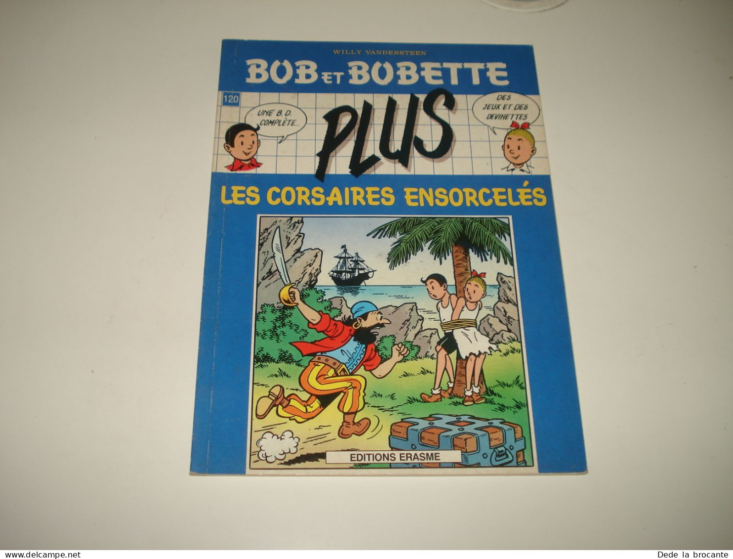 C53 / Lot de 5 Bds Bob et Bobette - 1 X Spécial vacances + 4 X PLUS jeux de 1988