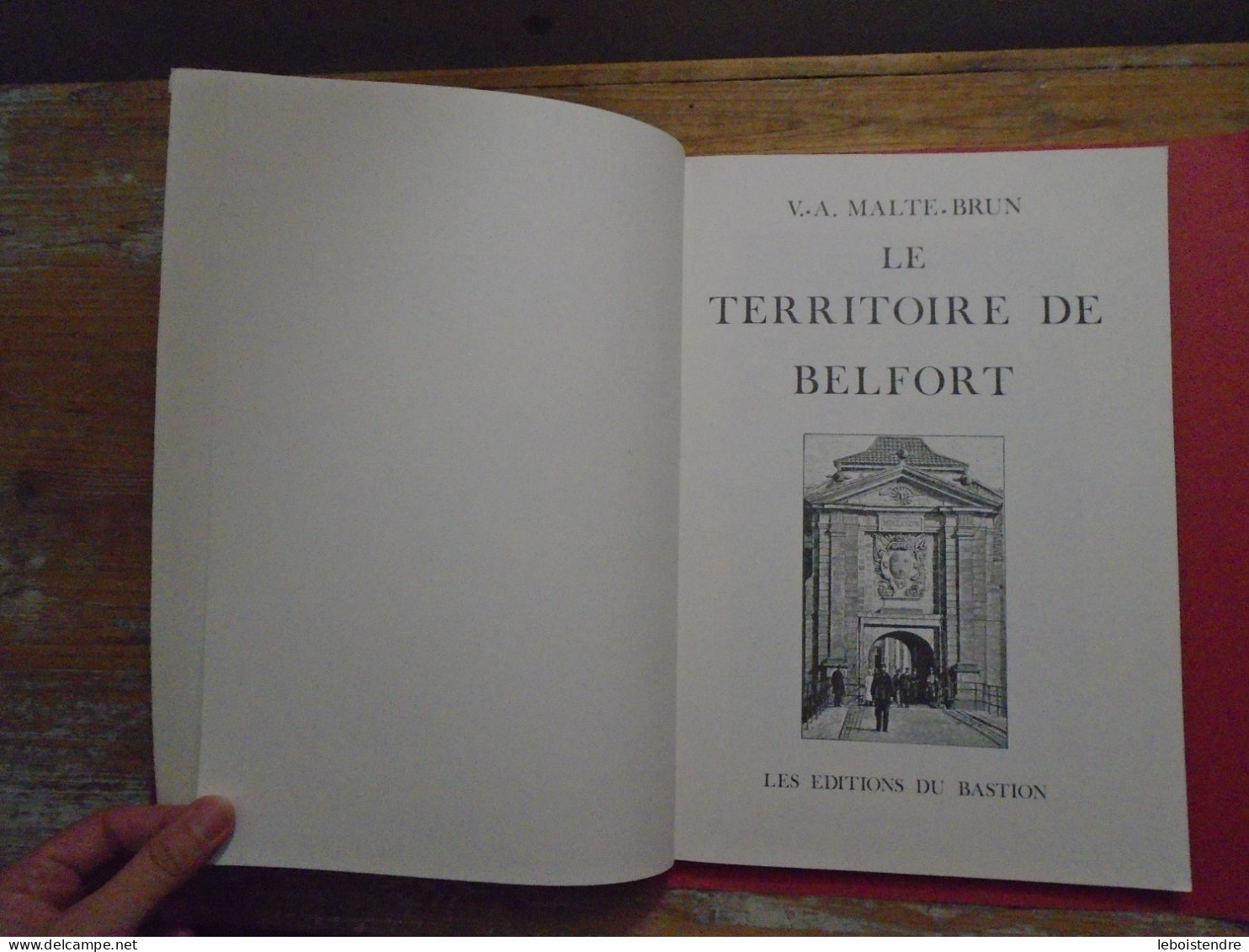 LE TERRITOIRE DE BELFORT V.-A. MALTE BRUN 1982 LES EDITIONS DU BASTION REEDITION DE L OUVRAGE DE 1882 - Franche-Comté