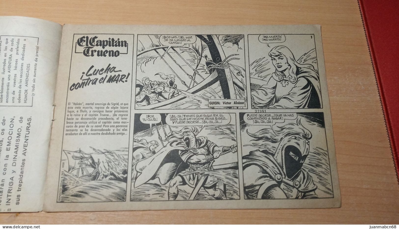 Comic Del Capitan Trueno Nº 740 (1963) - BD Anciens