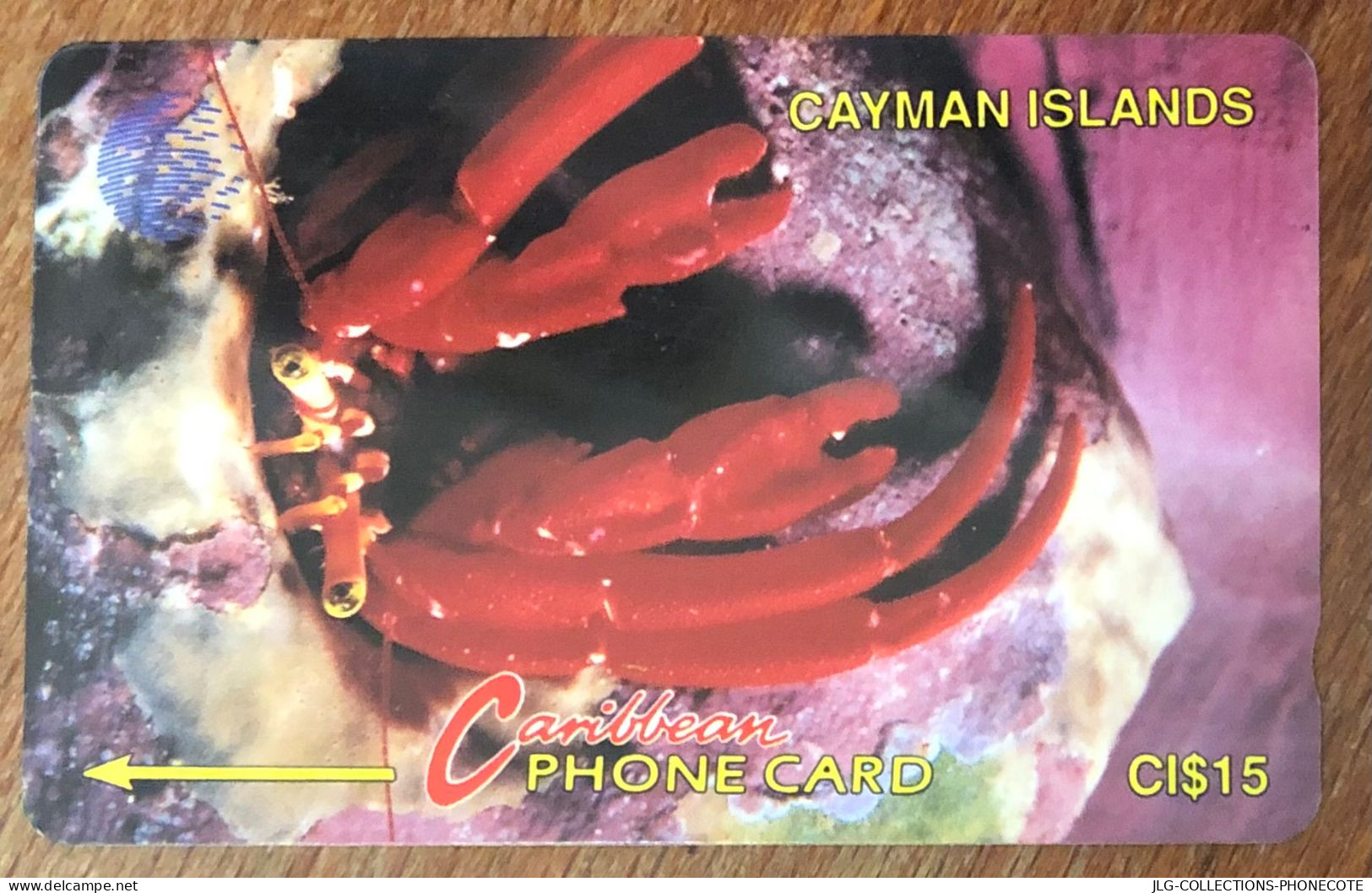 CAYMAN ISLANDS CI$ 15 CARIBBEAN CABLE & WIRELESS SCHEDA TELECARTE TELEFONKARTE PHONECARD CALLING CARD - Kaimaninseln (Cayman I.)