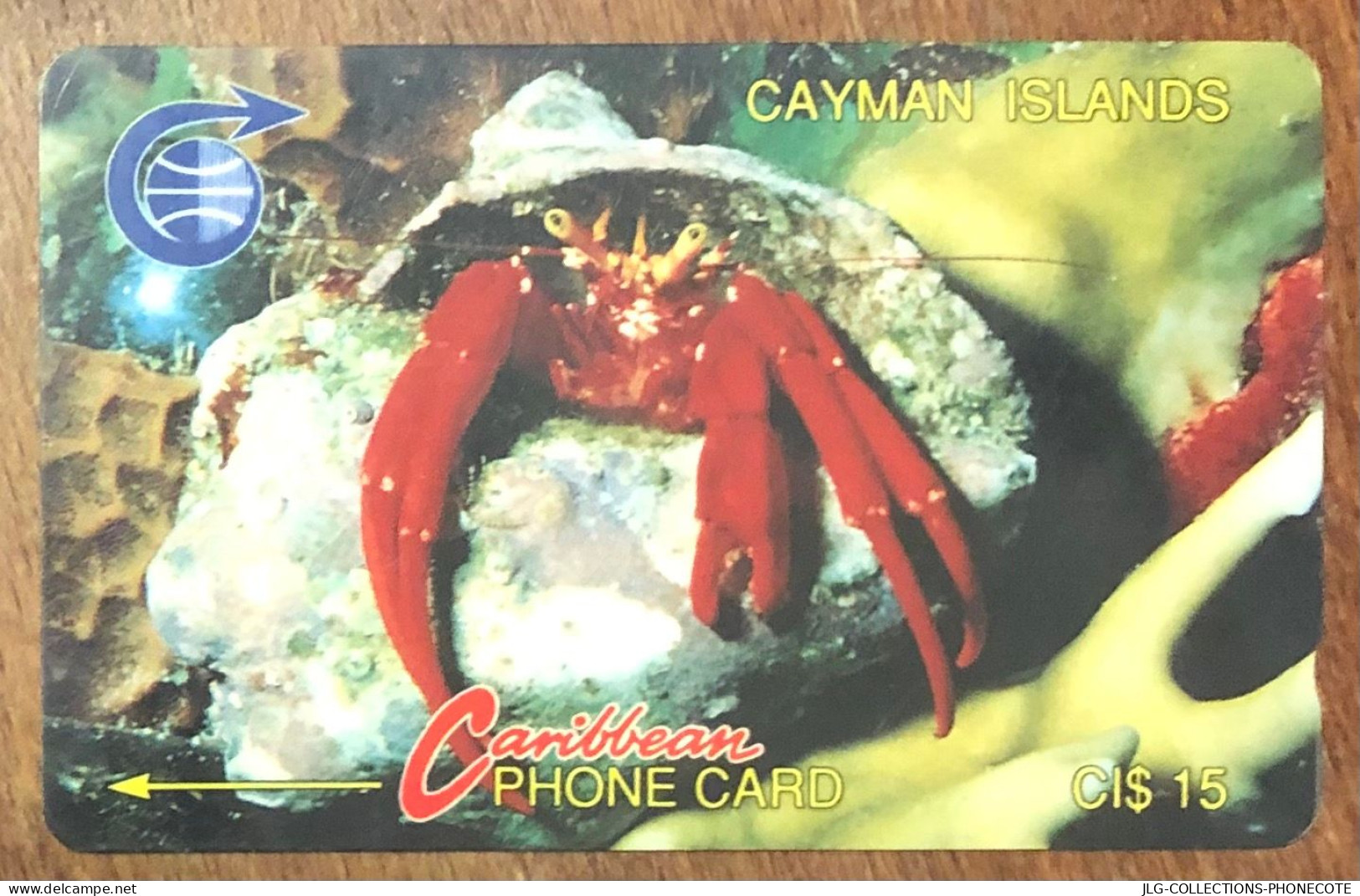 CAYMAN ISLANDS CI$ 15 CARIBBEAN CABLE & WIRELESS SCHEDA TELECARTE TELEFONKARTE PHONECARD CALLING CARD - Kaimaninseln (Cayman I.)