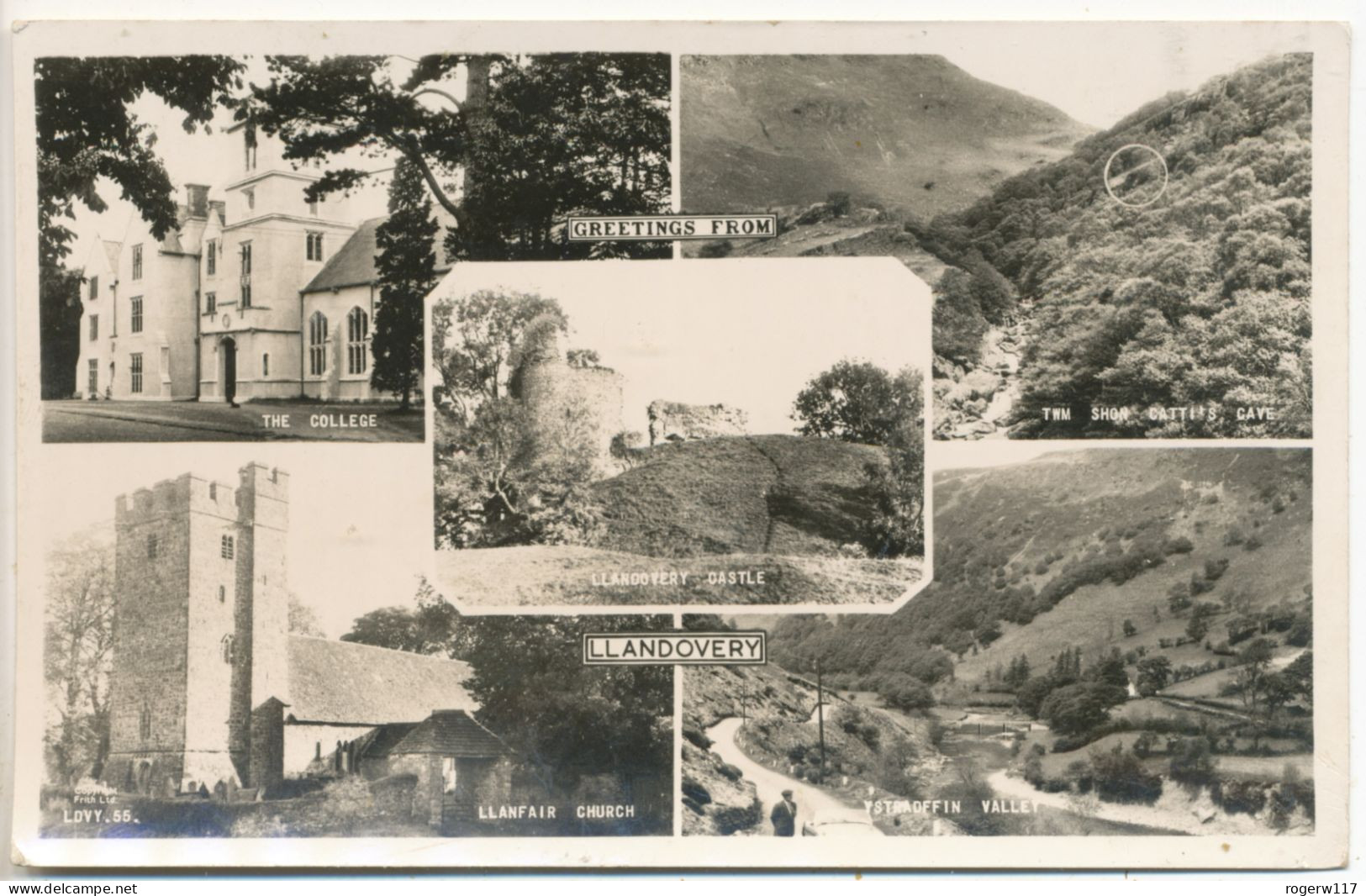 Llandovery, 1959 Multiview Postcard - Carmarthenshire