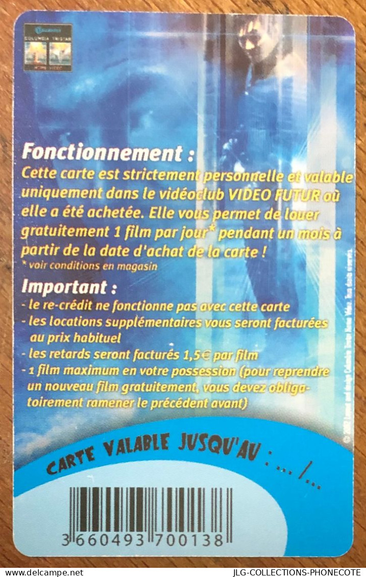 VIDEO FUTUR CARTE STAR THE ONE CINEMA PAS NO TELECARTE TELEFONKARTE SCHEDA TARJETA PHONECARD PREPAID PREPAYÉE CARD - Abonnement