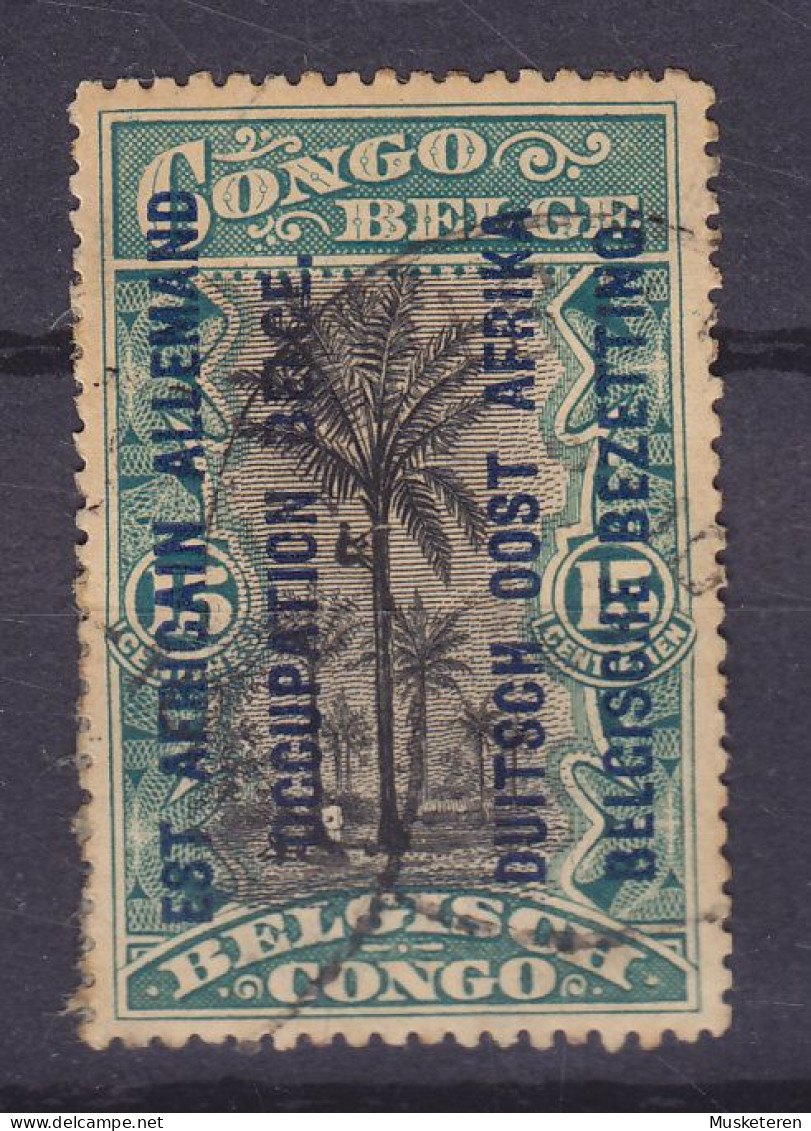 Ruanda-Urundi Belgische Besetzung Deutsch-Ostafrika 1916 Mi. 3, 15c. Overprinted Aufdruck Surchargé (o) - Used Stamps