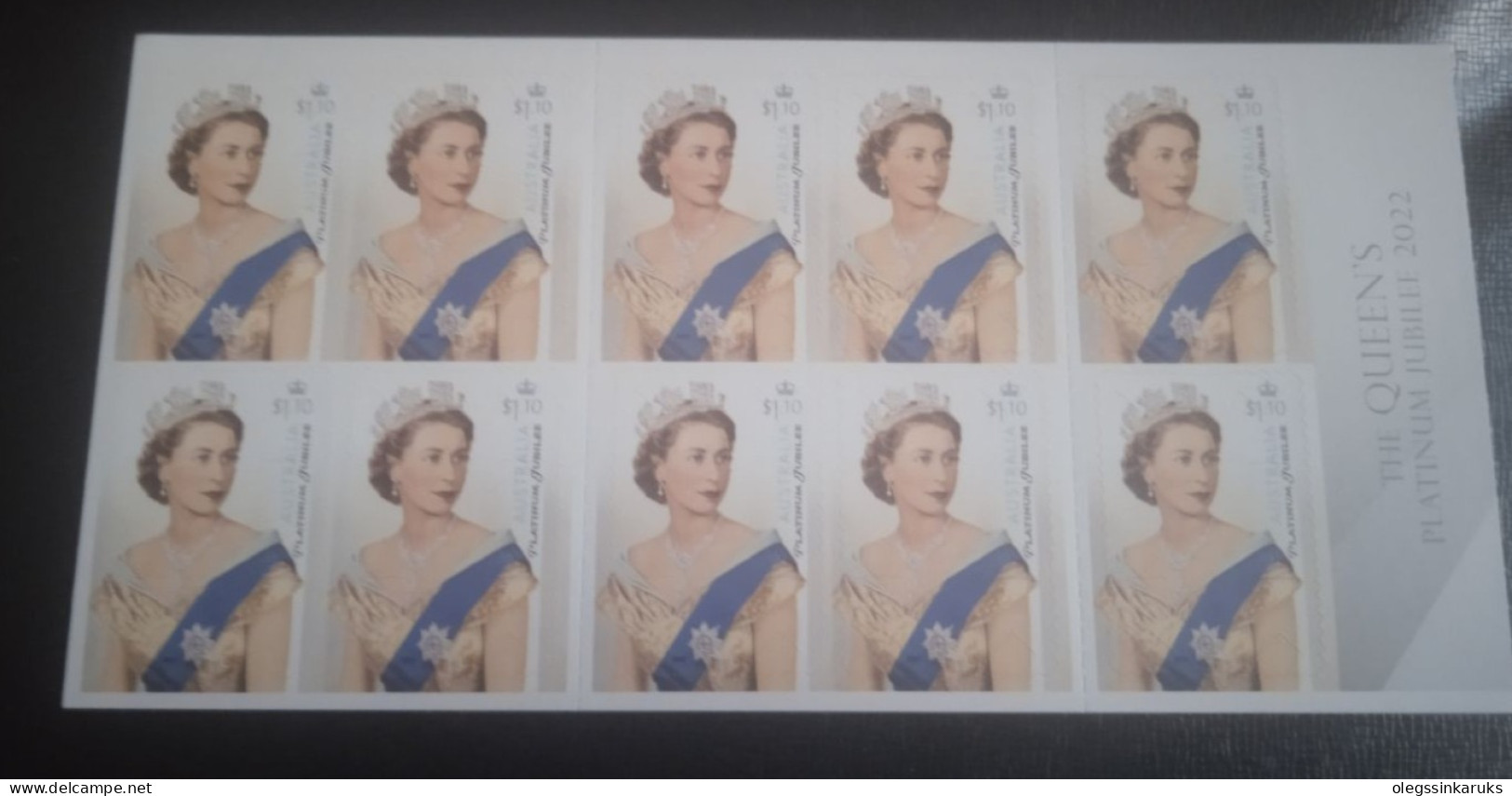 Australia 2022. The Queen's Platinum Jubilee - Unused Stamps