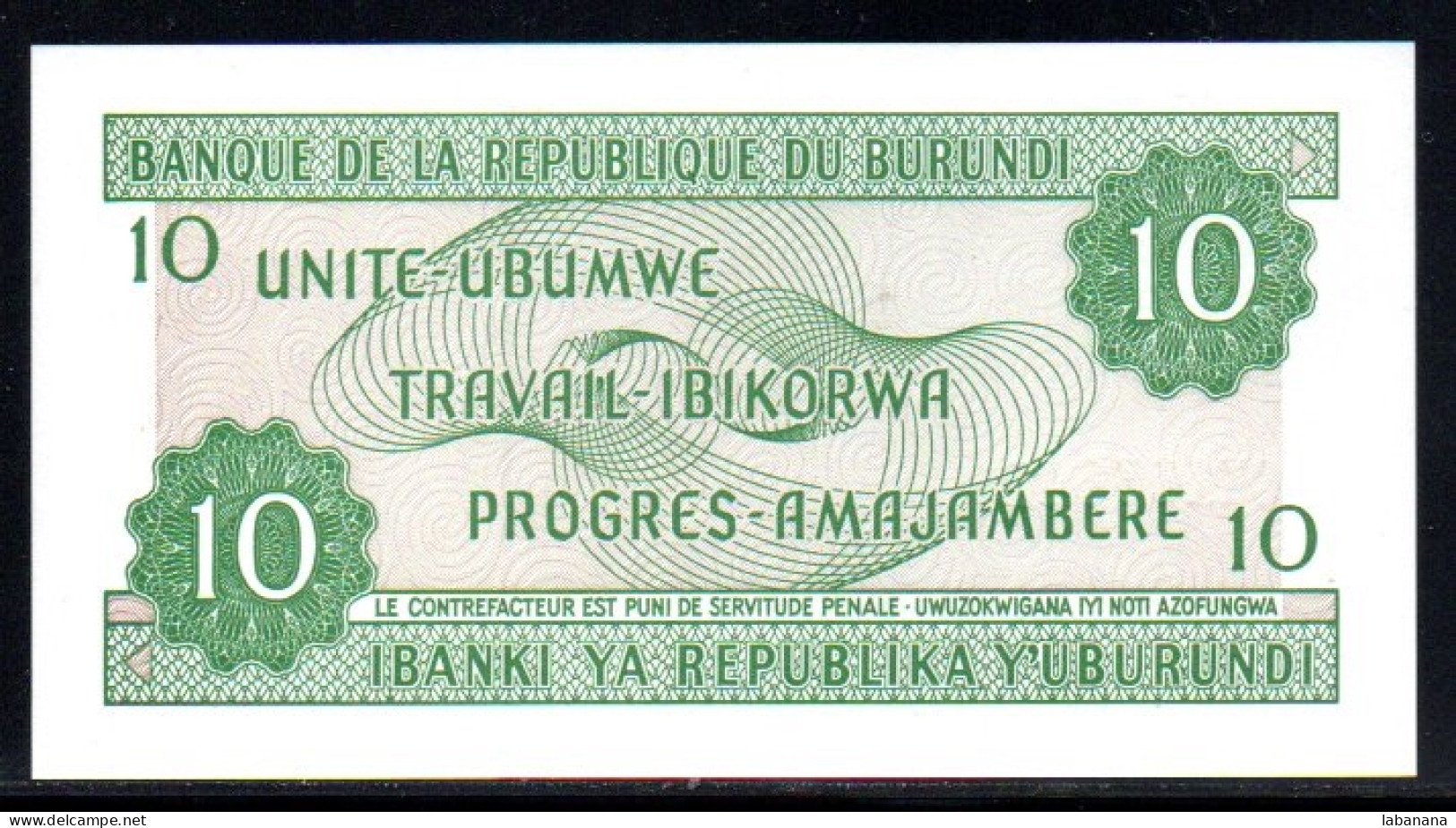 659-Burundi 10fr 2007 CK103 Neuf/unc - Burundi