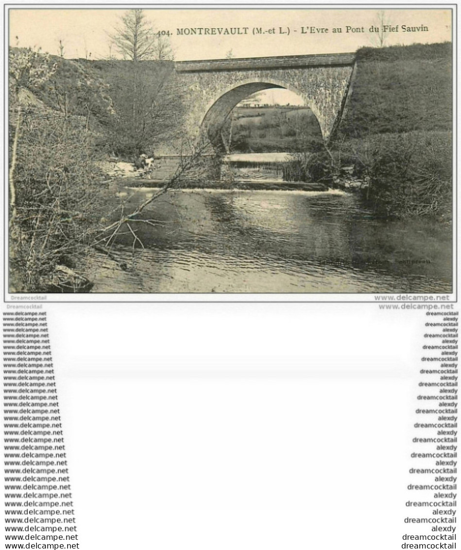 49 MONTREVAULT. L'Eure Au Pont Du Fief Sauvin - Montrevault