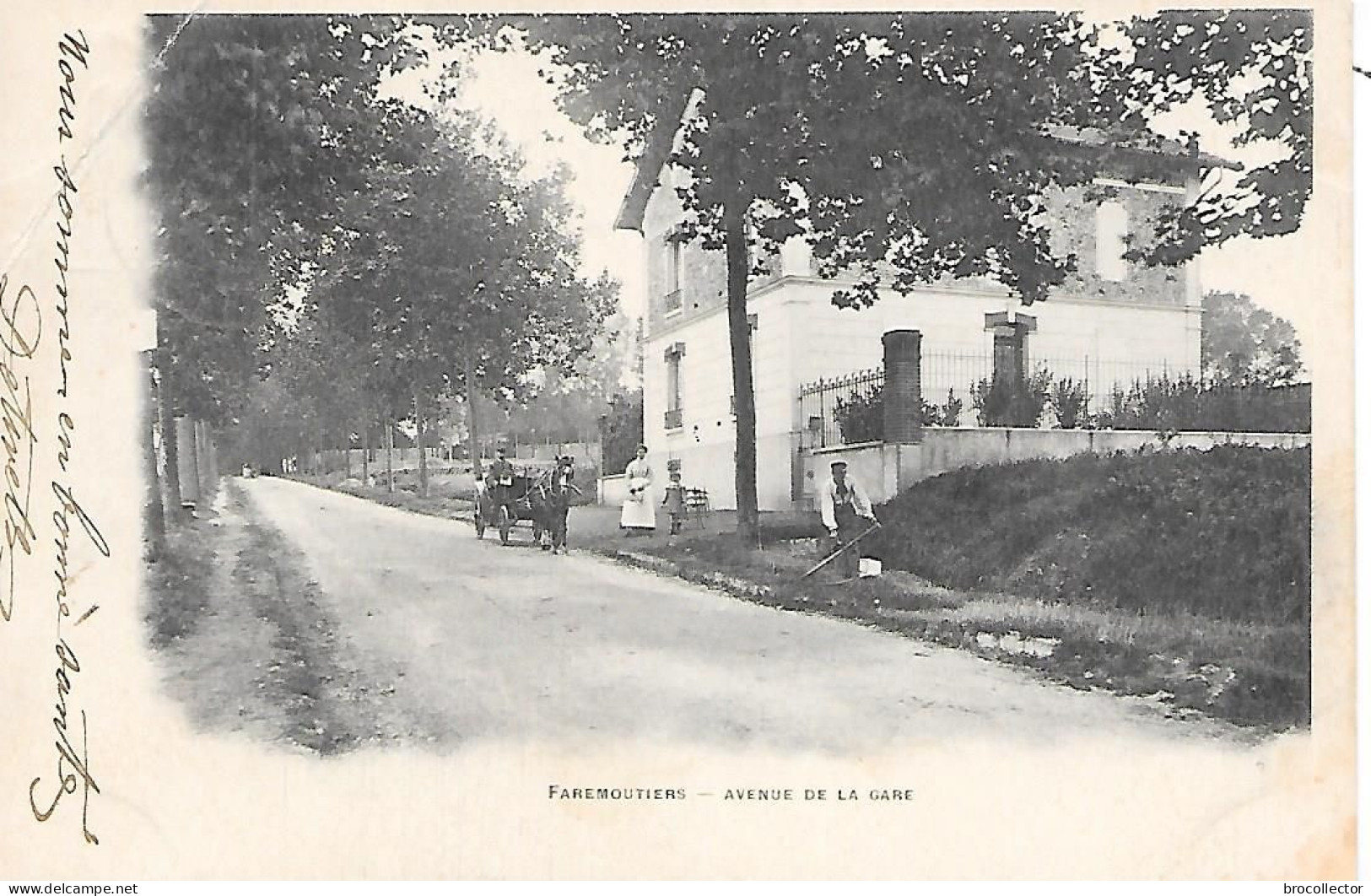 FARMOUTIERS ( 77 ) - Avenue De La Gare - Faremoutiers