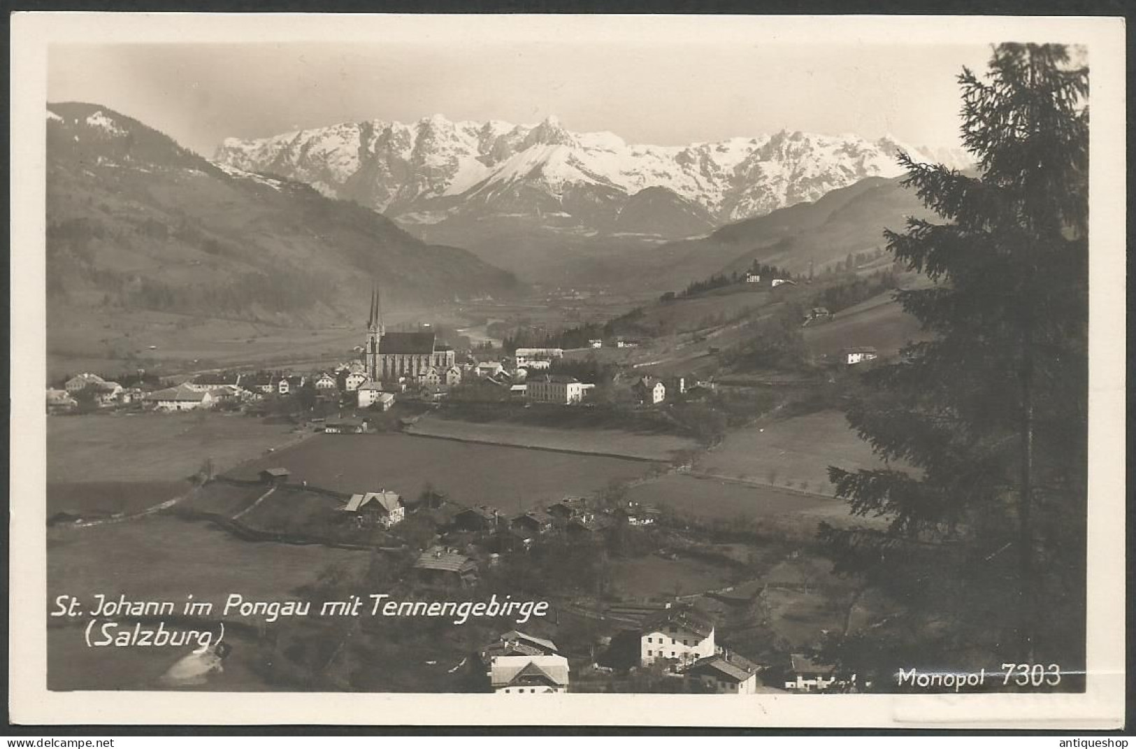 Austria-----St.Johann Im Pongau-----old Postcard - St. Johann Im Pongau