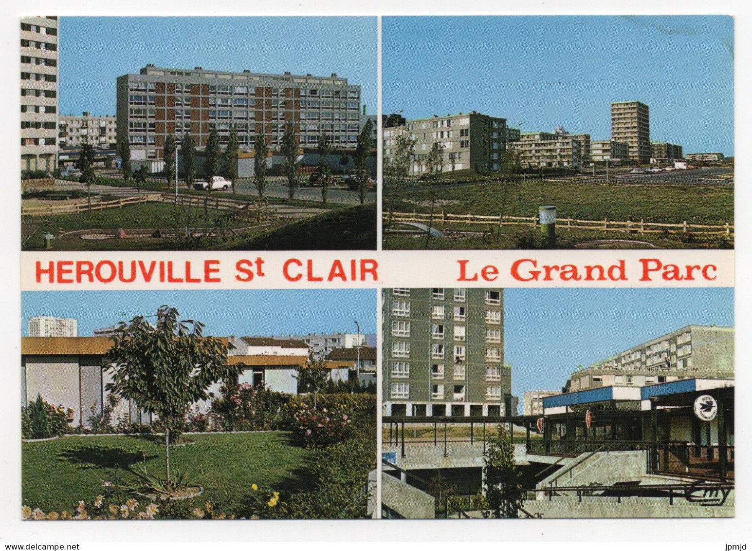 14 - HEROUVILLE ST CLAIR - Le Grand Parc - Ed. LE GOUBEY M 13 - Immeubles Rivolo Lodi Cités Golf Miniature - Herouville Saint Clair