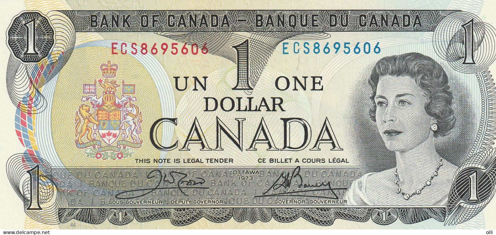 Canada 1DOLLAR  1973  P-85  UNC - Canada