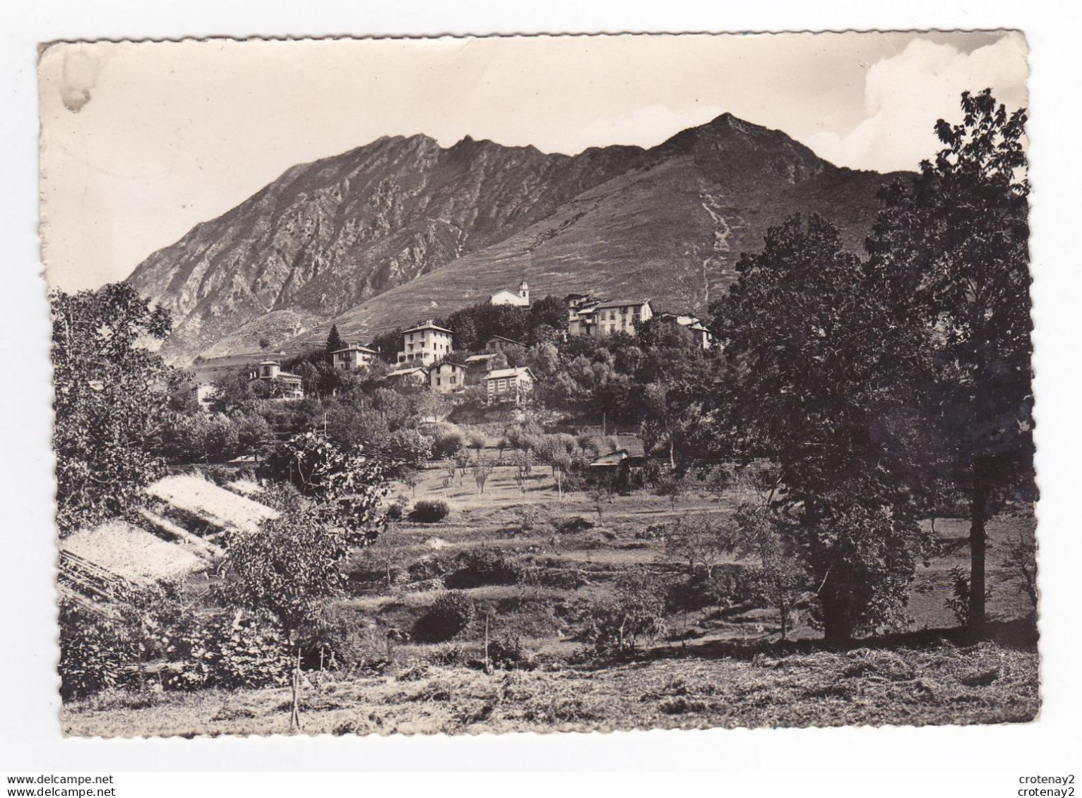 06 La Bollène Vésubie Vers Lantosque N°1355 Vue Générale En 1947 VOIR DOS édité Par L'Hôtel Bellevue Tél : 4 - Lantosque