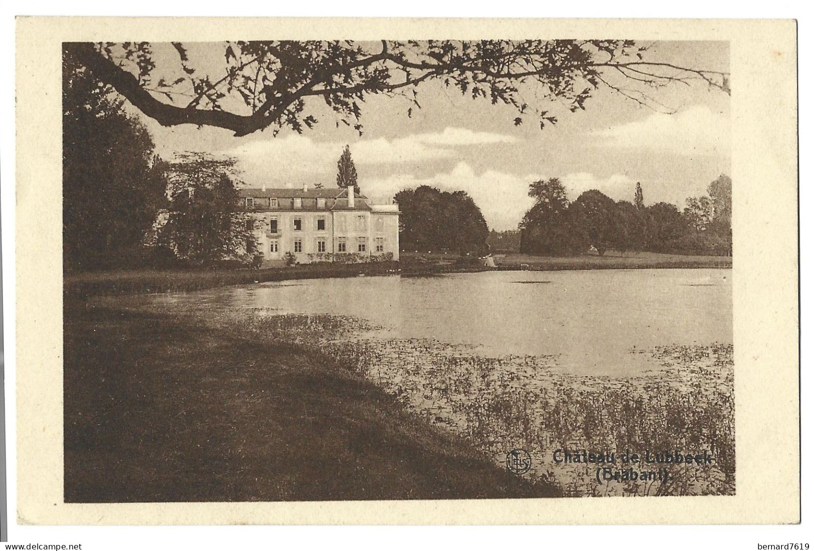 Belgique  -  Lubbeek   - Le Chateau  De Lubbeek -  Carte Ecrite Et Signee  Comtesse  Sg  De Meolley - Lubbeek