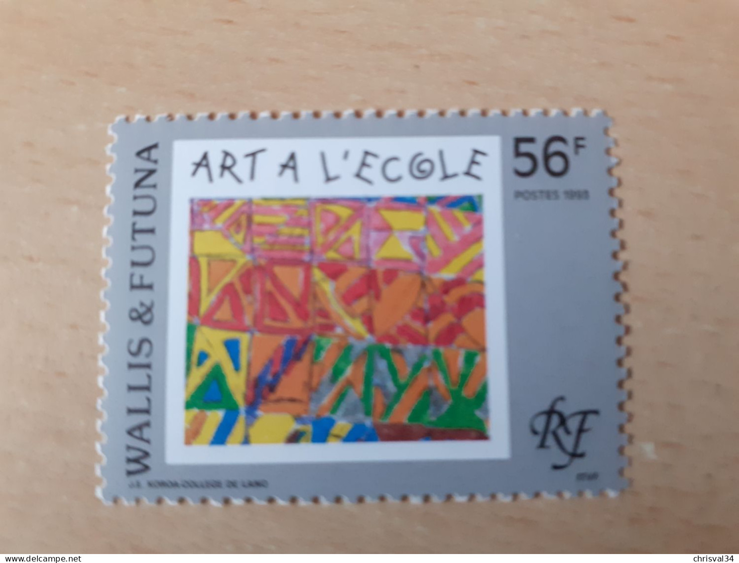 TIMBRE  WALLIS-ET-FUTUNA      N  445   COTE  1,70  EUROS   NEUF  SANS   CHARNIERE - Unused Stamps