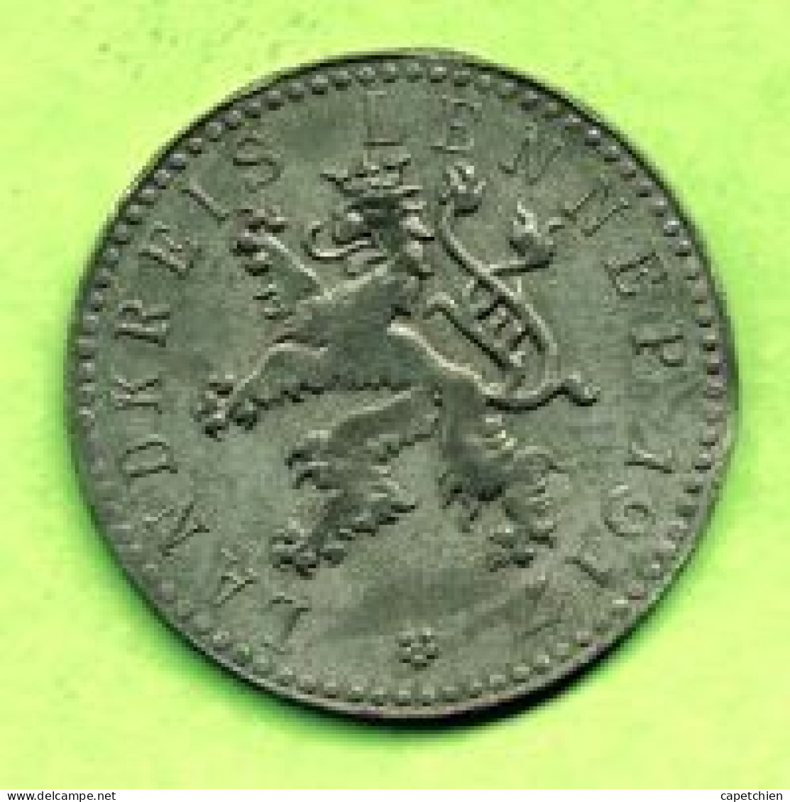 ALLEMAGNE / NOTGELD/ LENNEP / 1917 / 50 PFENNIG / ZINC / 3.94 G /23 Mm - 50 Pfennig