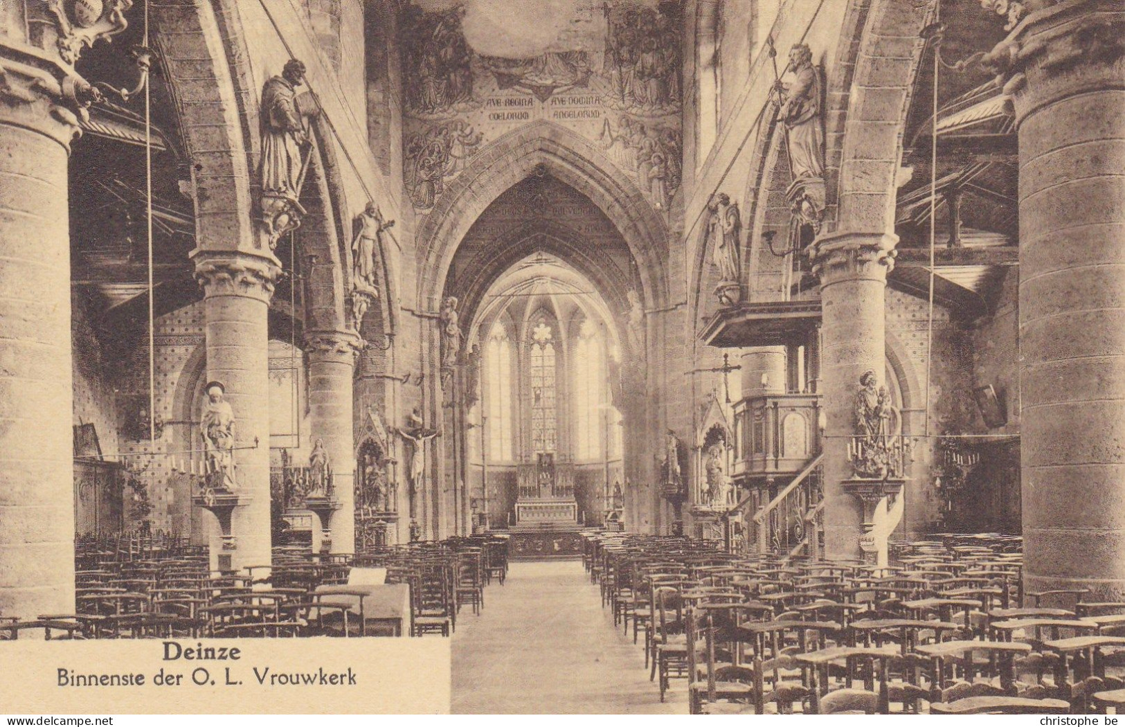 Deinze, Binnenste Der O.L.Vrouwkerk (pk86017) - Deinze