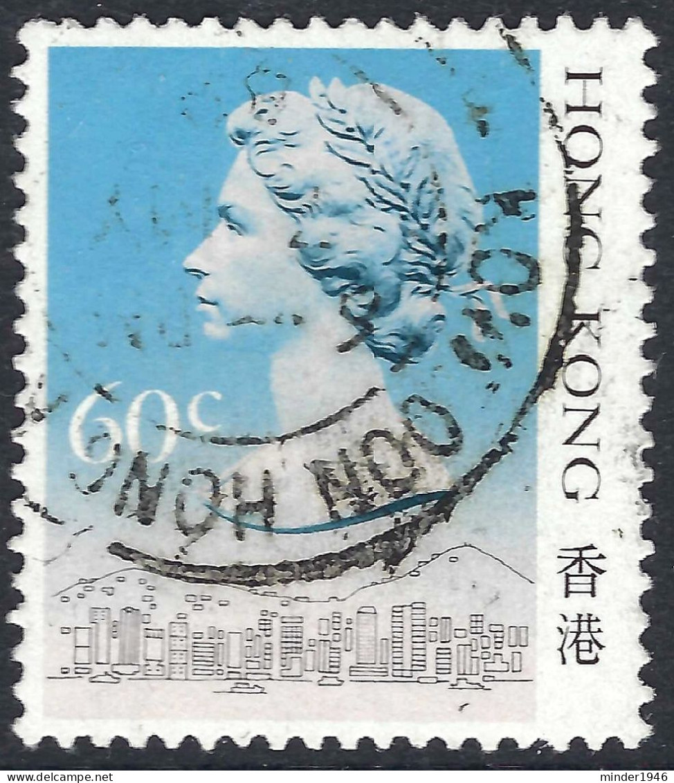 HONG KONG 1987 QEII 60c Multicoloured, No Date SG541b Used - Usados