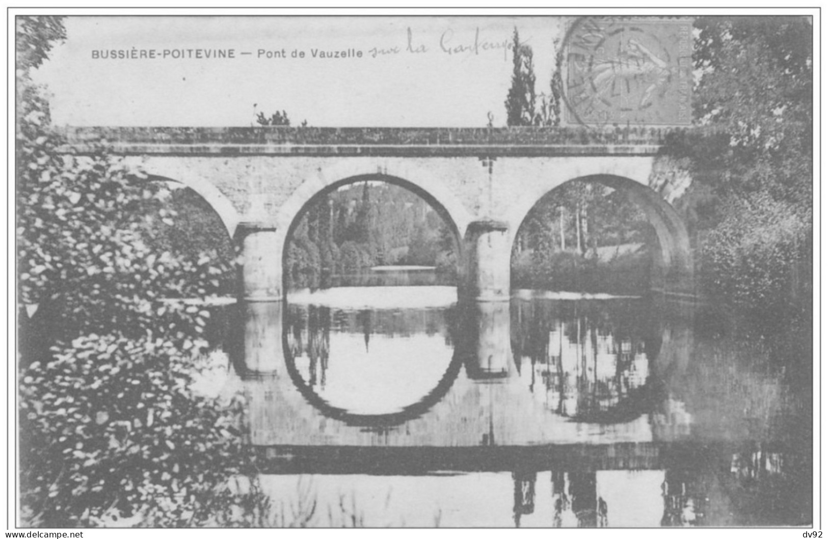 HAUTE VIENNE BUSSIERE POITEVINE PONT DE VAUZELLE - Bussiere Poitevine