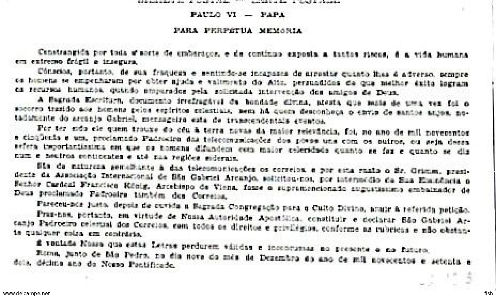 Brazil & Maximum Card, GRABRIEL 1973, Exposição Nacional De Filatelia Religiosa 1973 (7777) - Maximum Cards