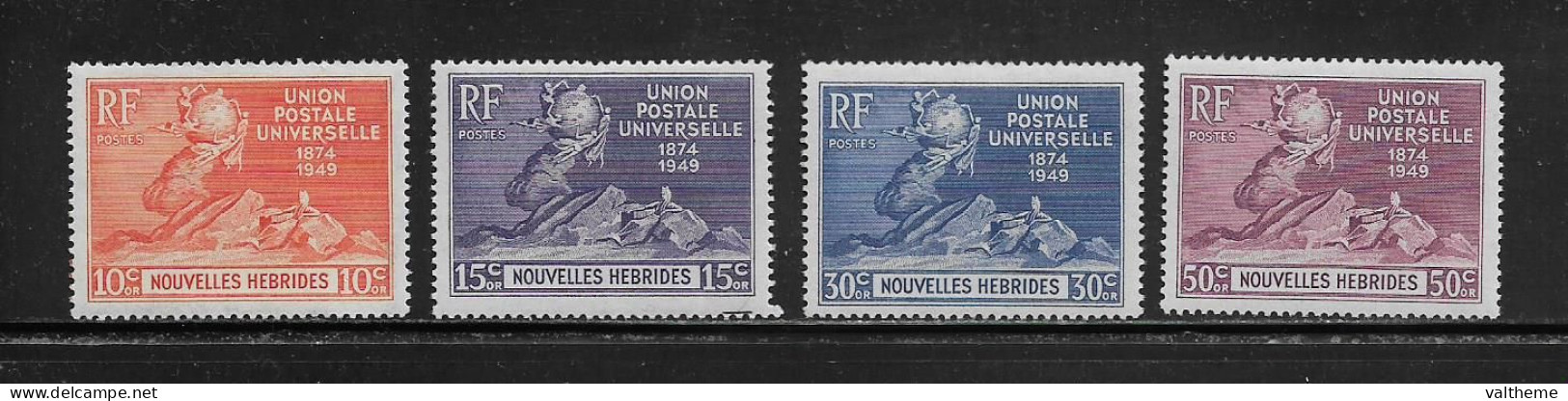 NOUVELLES HEBRIDES  ( DIV - 133 )  1949  N° YVERT ET TELLIER  N°  136/139  N** - Ungebraucht