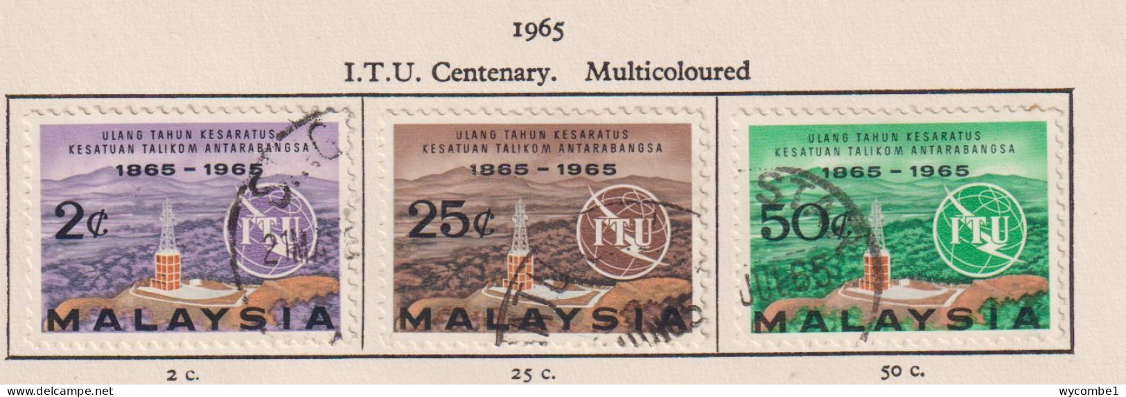 MALAYSIA - 1965 ITU Set As Scan - Federation Of Malaya