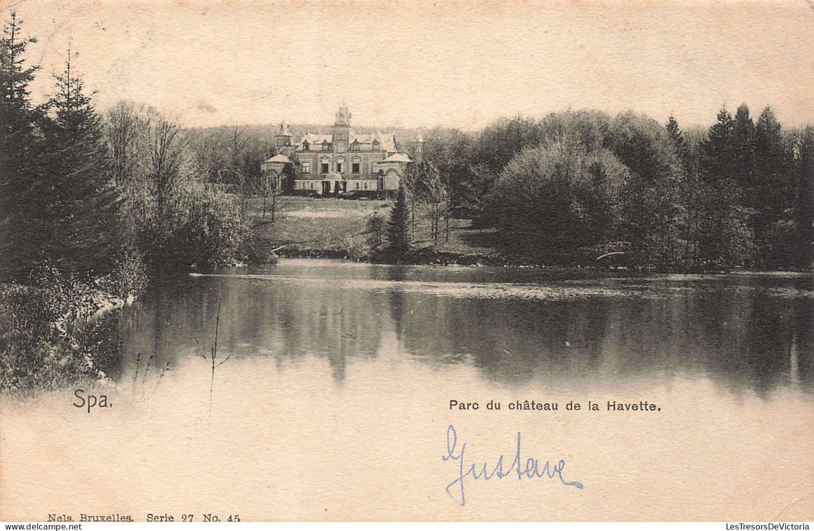 BELGIQUE - Spa - Parc Du Château De Havette - Lac - Carte Postale Ancienne - Spa