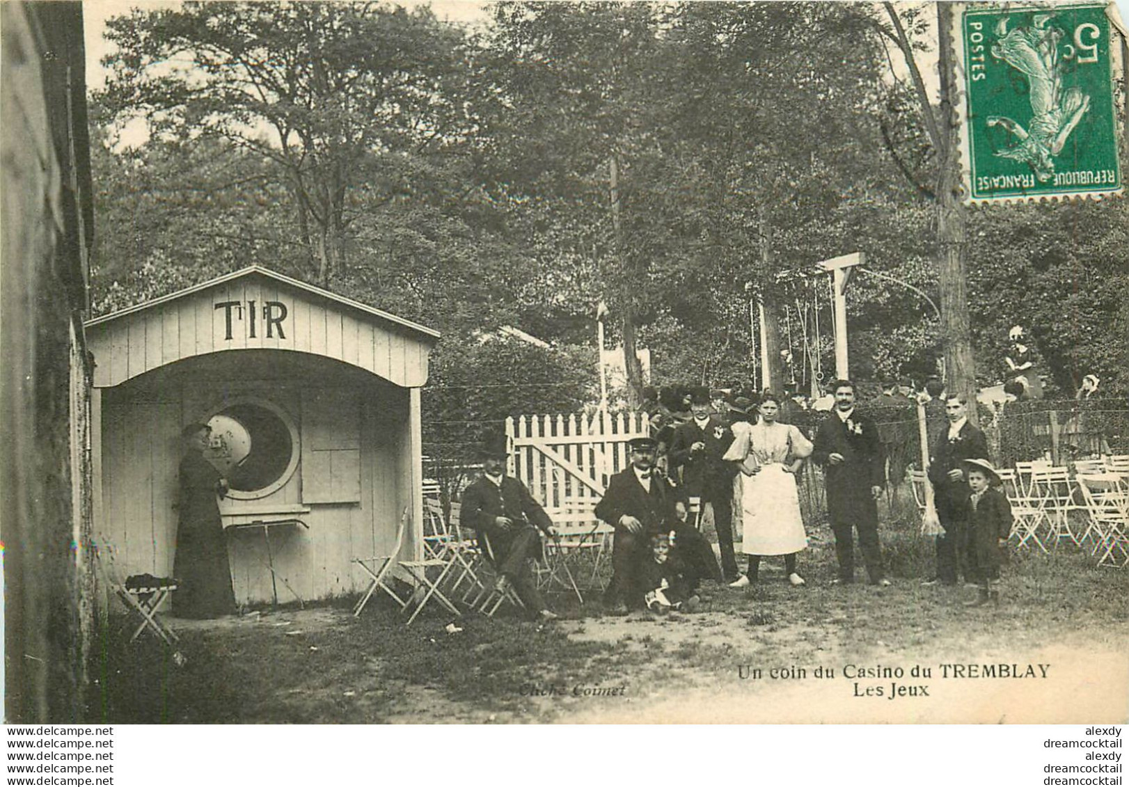 (DREY) 93 TREMBLAY EN FRANCE. Les Jeux Du Casino Avec Stand De Tir 1912 - Tremblay En France