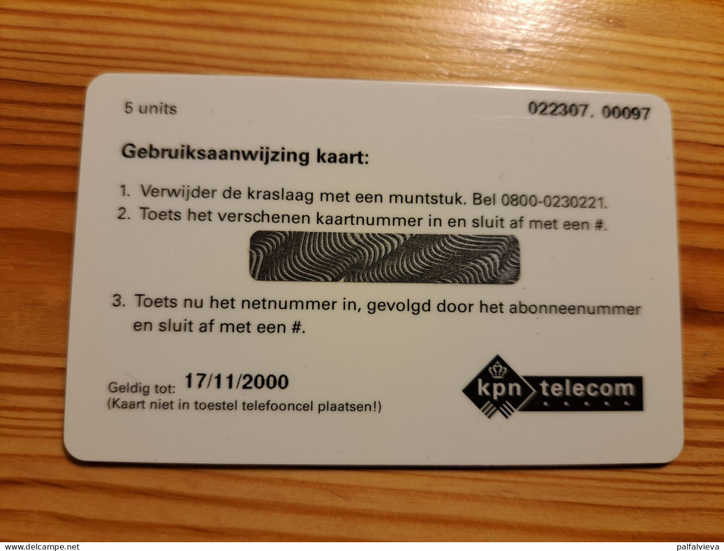 Prepaid Phonecard Netherlands, Kpn Telecom - Yellow - [3] Sim Cards, Prepaid & Refills