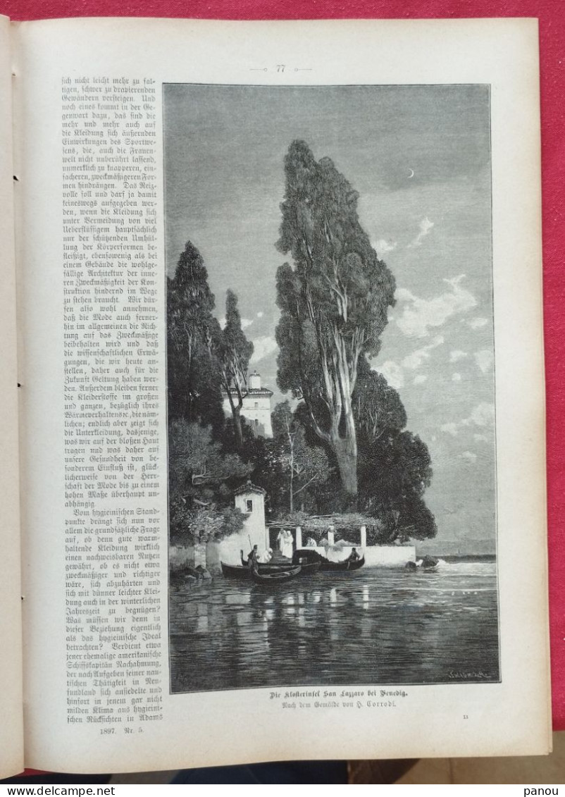 DIE GARTENLAUBE 1897 Nr 5 VENEDIG VENEZIA - Otros & Sin Clasificación