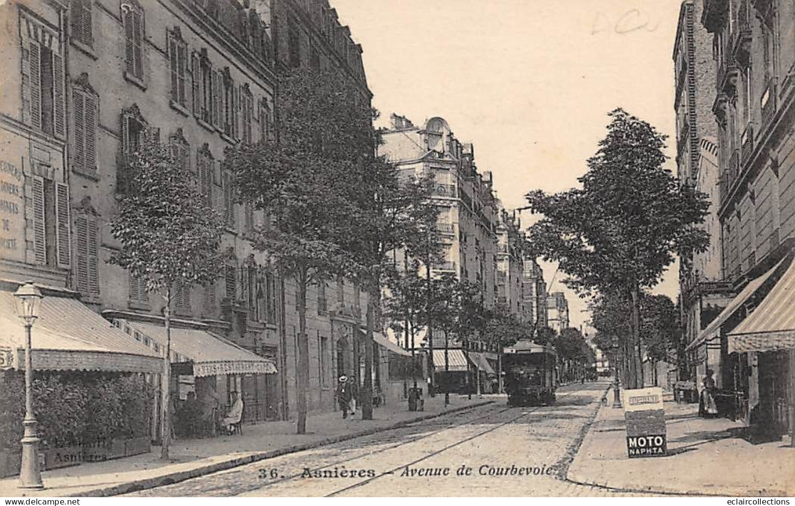 Asnières Sur Seine       92            Avenue De Courbevoie . Tramway.      N° 36      (voir Scan) - Asnieres Sur Seine