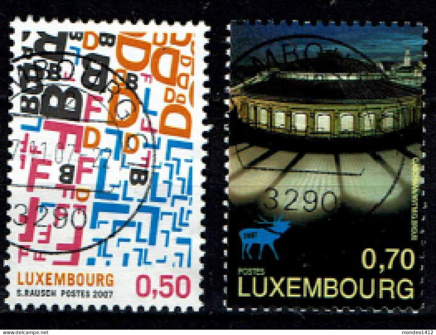 Luxembourg 2007 - YT 1712/1713 - Cultural Capital, Joint Issue Belgium - Gebraucht