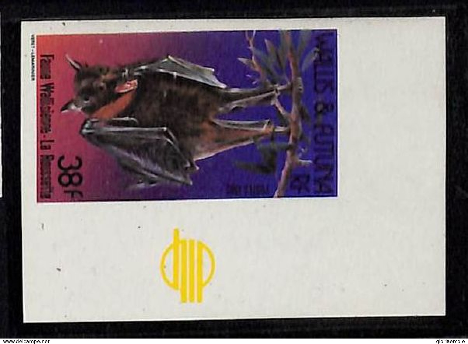 ZA0123b - WALLIS Et FUTUNA - IMPERF Stamp  - ANIMALS Bat 1985 - Vleermuizen