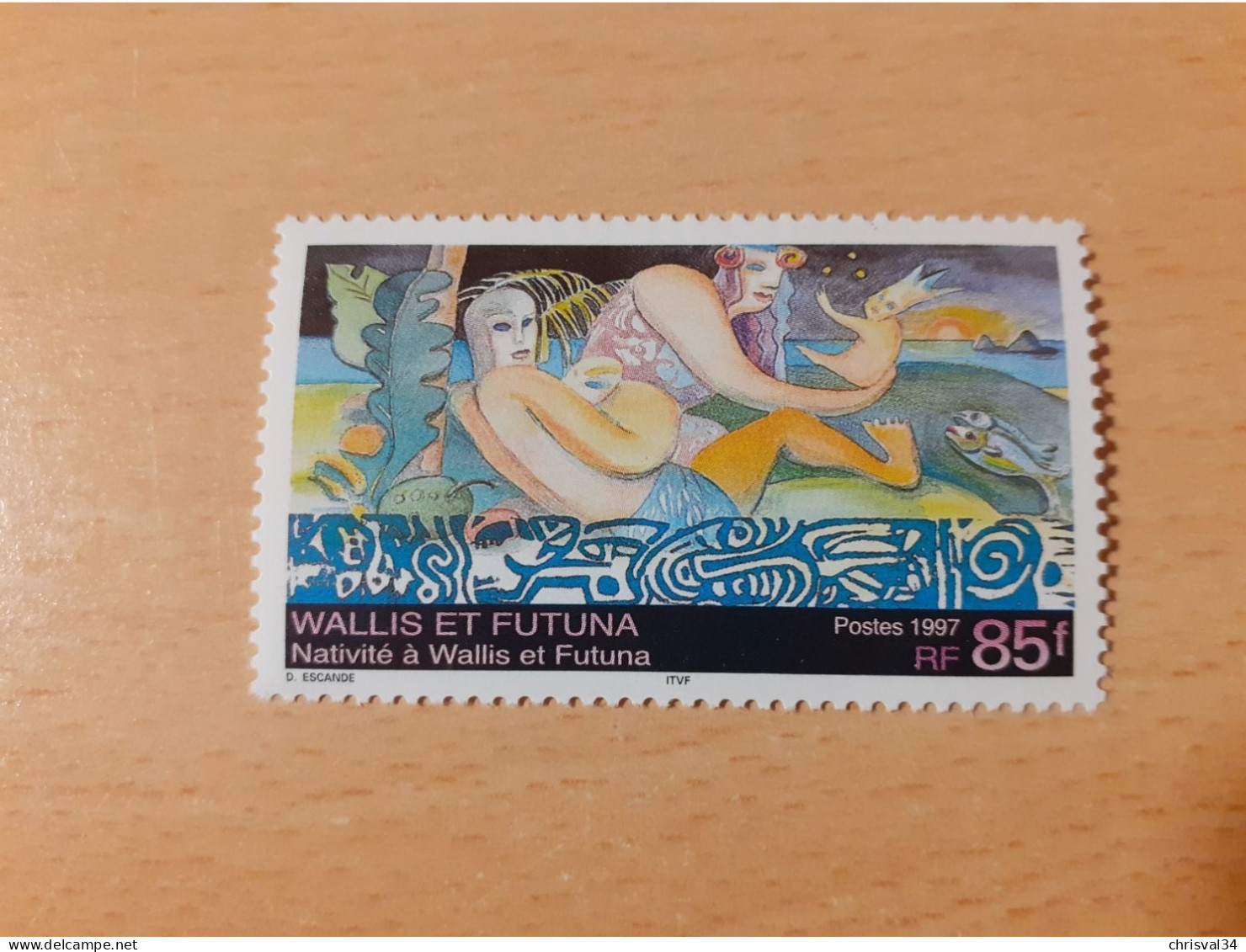 TIMBRE  WALLIS-ET-FUTUNA      N  511   COTE  2,10  EUROS   NEUF  SANS   CHARNIERE - Unused Stamps